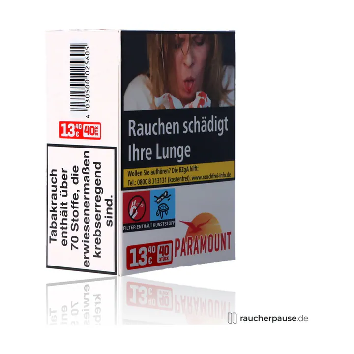 Paramount Red Zigaretten 1 Packung 40 Stück